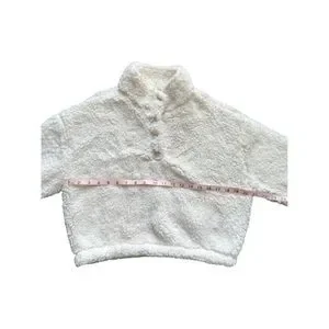 PacSun Tops Womens Pacsun Simone Sherpa Henley Pullover Sweatshirt Size Xs Nwot Poshmark